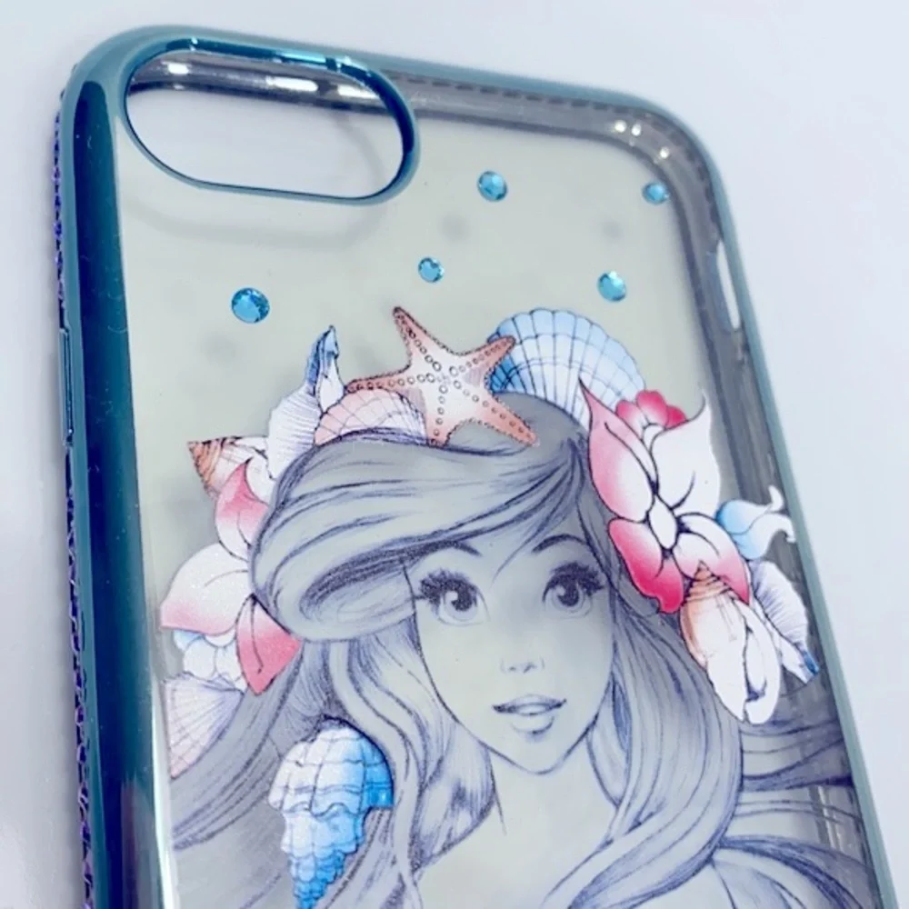 DISNEY D-TECH 'Ariel - Little Mermaid' iPhone 7/6/6S Soft Clear Phone Cover